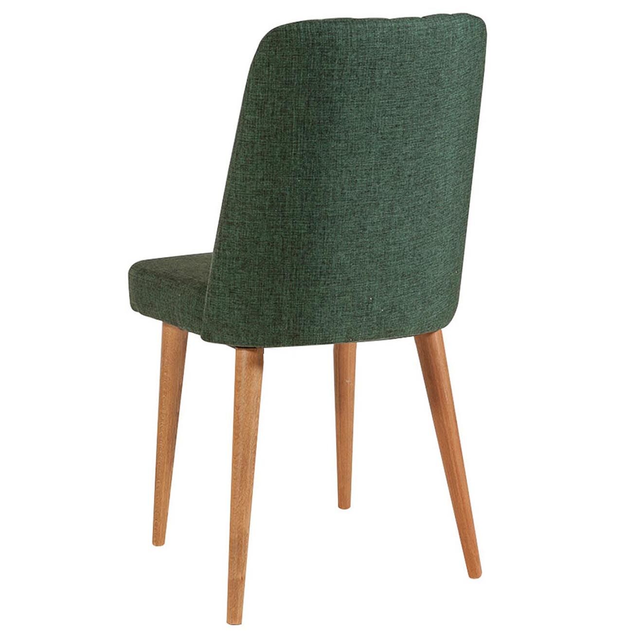 Wooden Art Ensemble Table + 4 Chaises Costa 1070 beige/vert