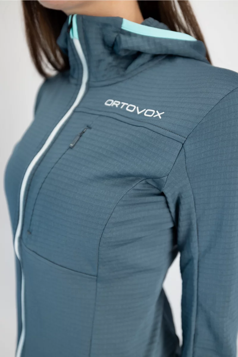 Ortovox Fleece Light Grid Hooded Damen Midlayer