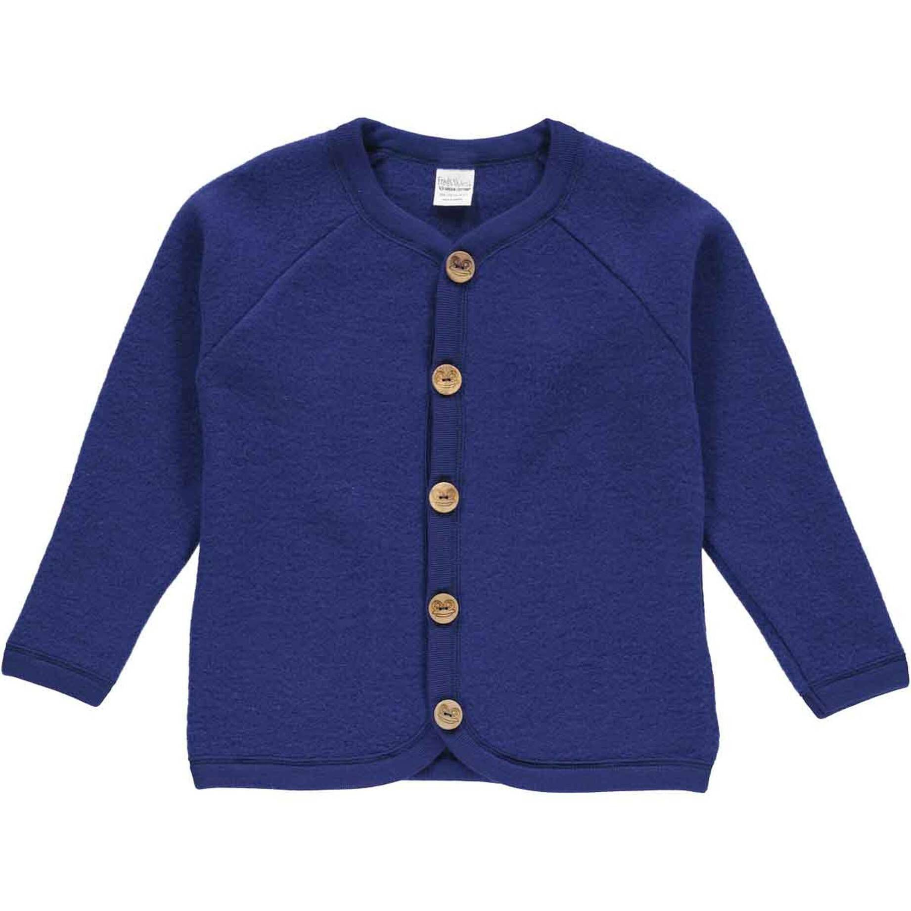 Fred's World by Green Cotton| Jungen Fleecejacke aus Merinowolle
