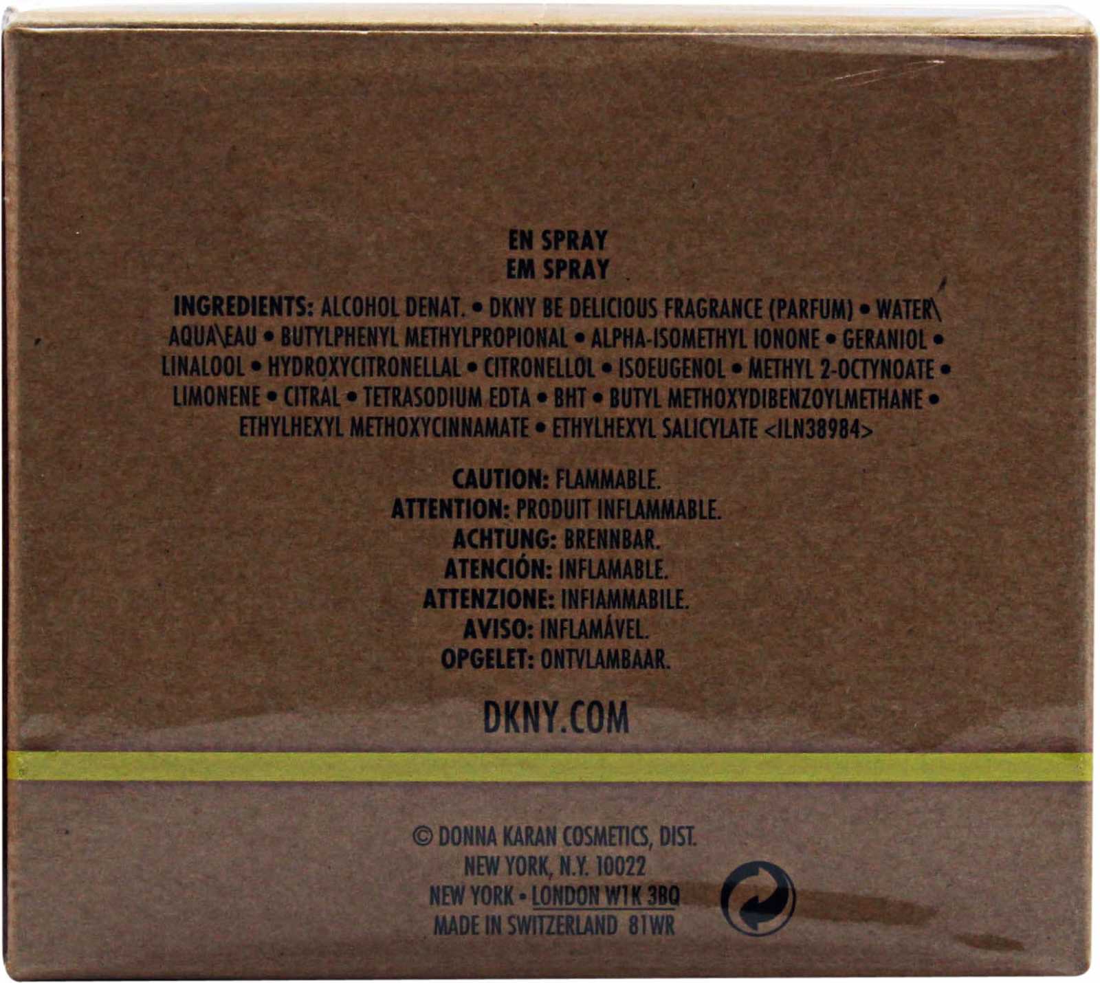 DKNY Be Delicious Mujeres Perfume Spray 100ml