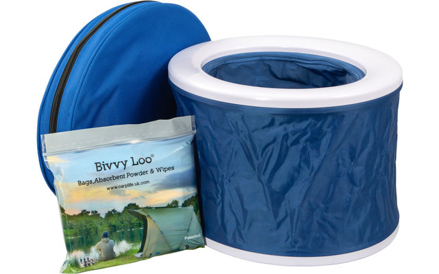 Bivvy Loo tragbare Campingtoilette mit Tragetasche
