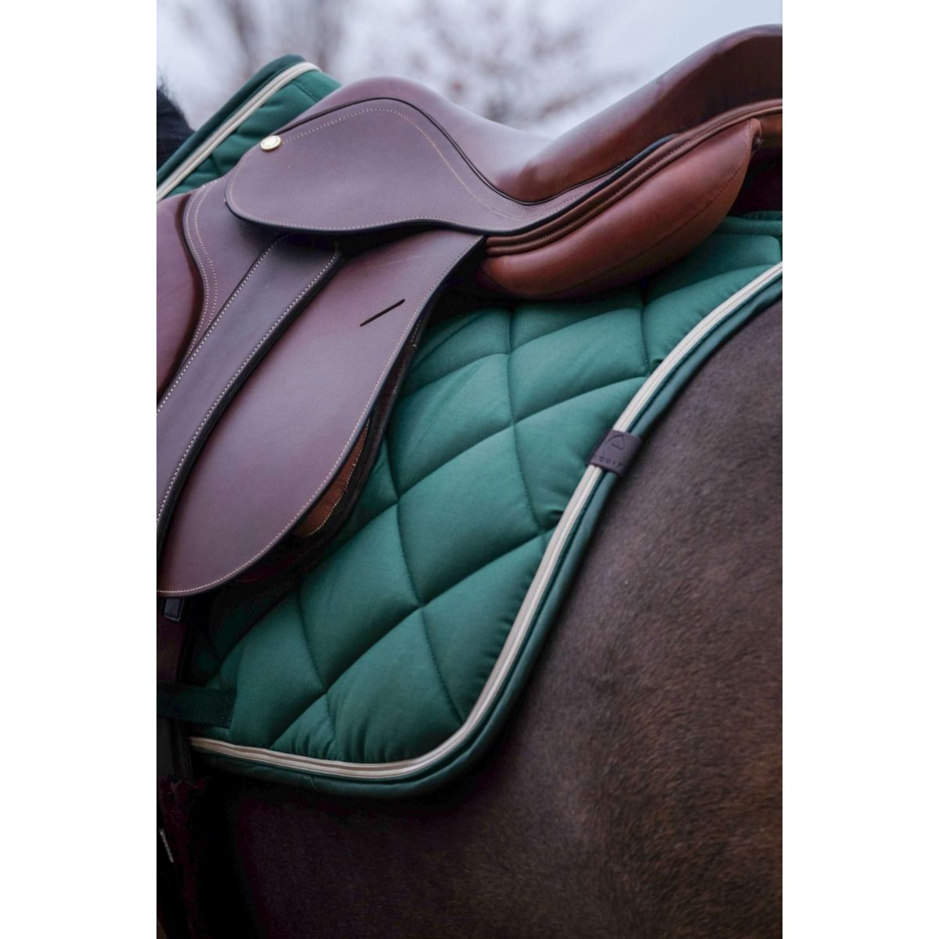 EQUITHÈME Zadeldekje Classic Springen Donkergroen
