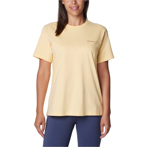 T-shirt COLUMBIA W BOUNDLESS BEAUTY LOGO SHORT SLEEVE TEE SUNKISSED/SIMPLE GORGE
