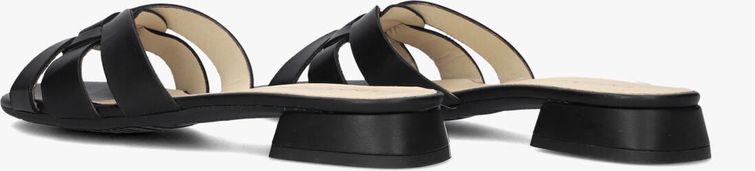zwarte lina locchi slippers led knoop slipper