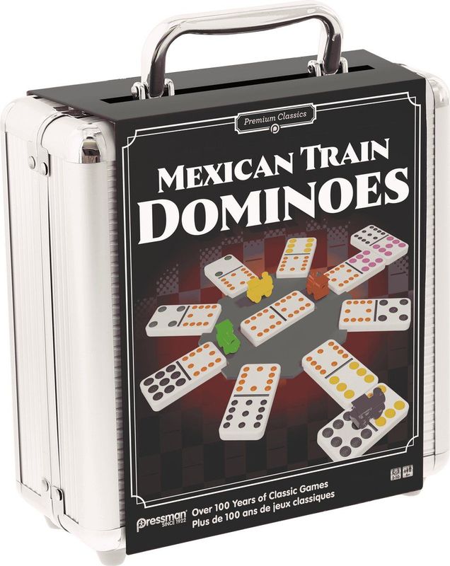 Pressman - Mexican Train Dominoes - Spel - Multikleur - 91 Stenen