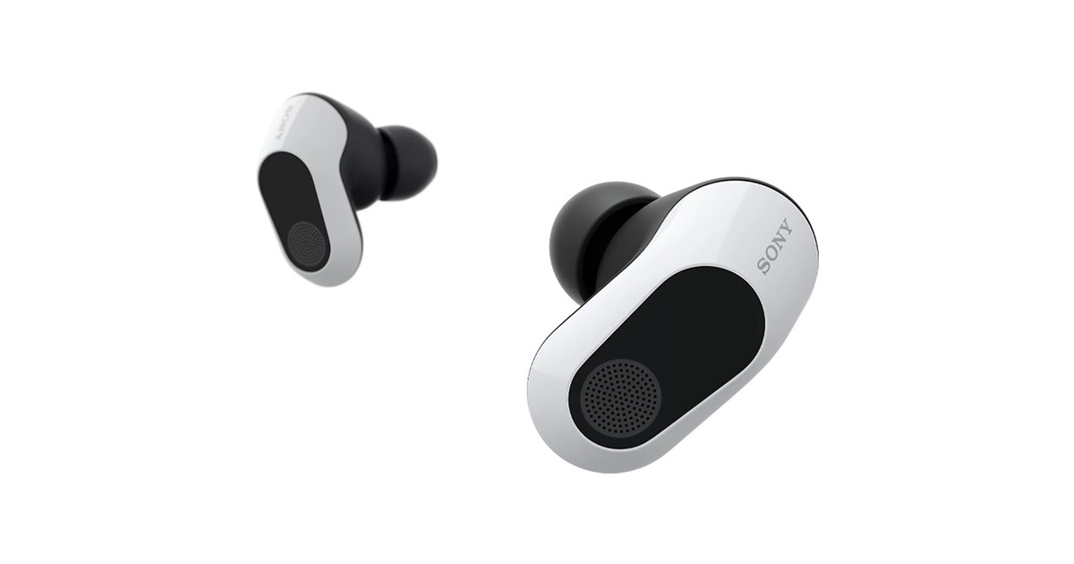 SonyDraadloze INZONE gaming oordopjes met noise cancelling earbuds  (Wit/zwart, Bluetooth 5.3 LE Audio)
