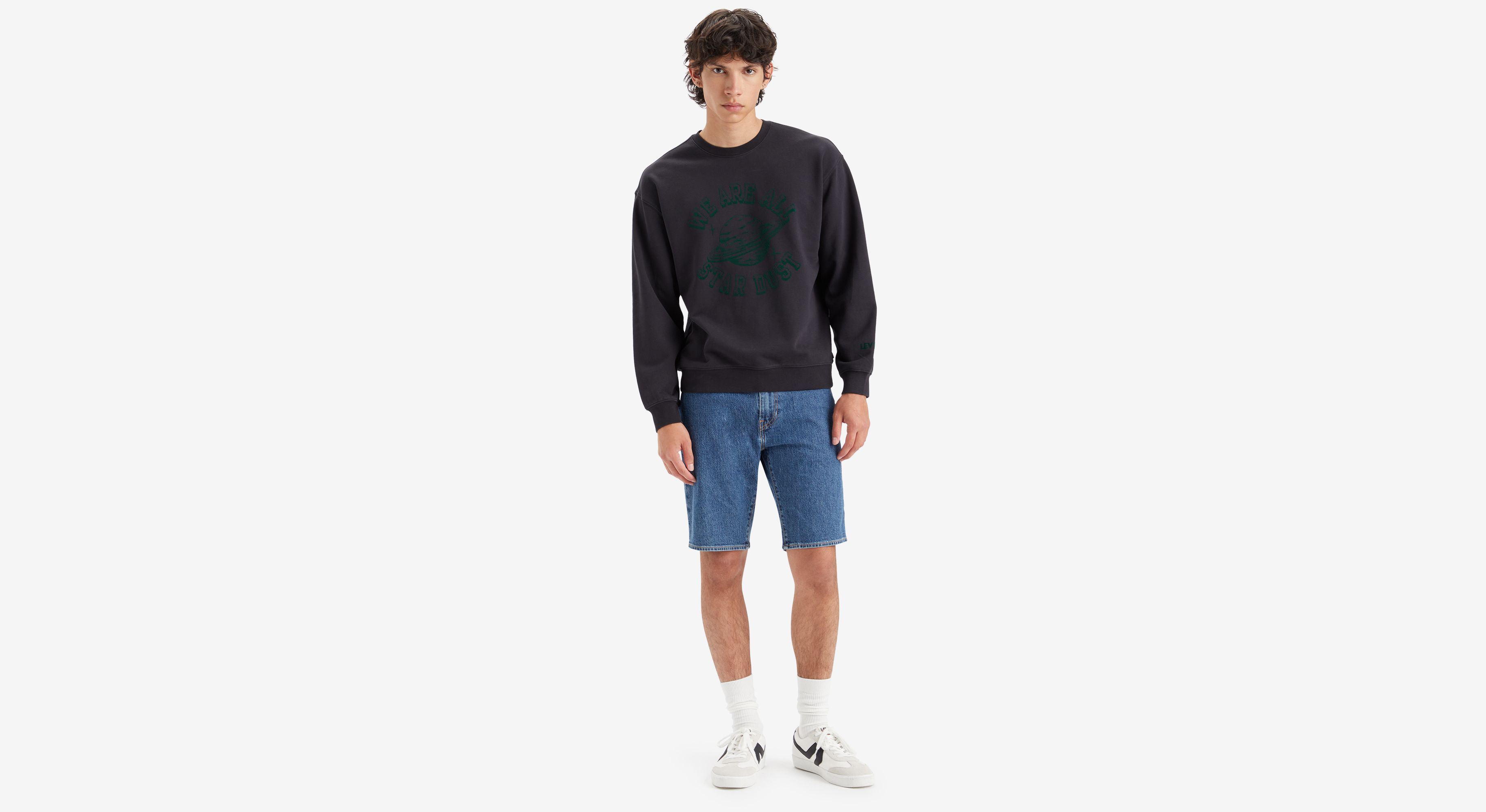Levi's® short 405™ Standard Lightweight - Blue Core Cool Short - Bleu