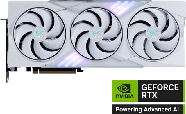 MSI GeForce RTX 5080 GAMING TRIO OC WHITE 16GB grafikkort