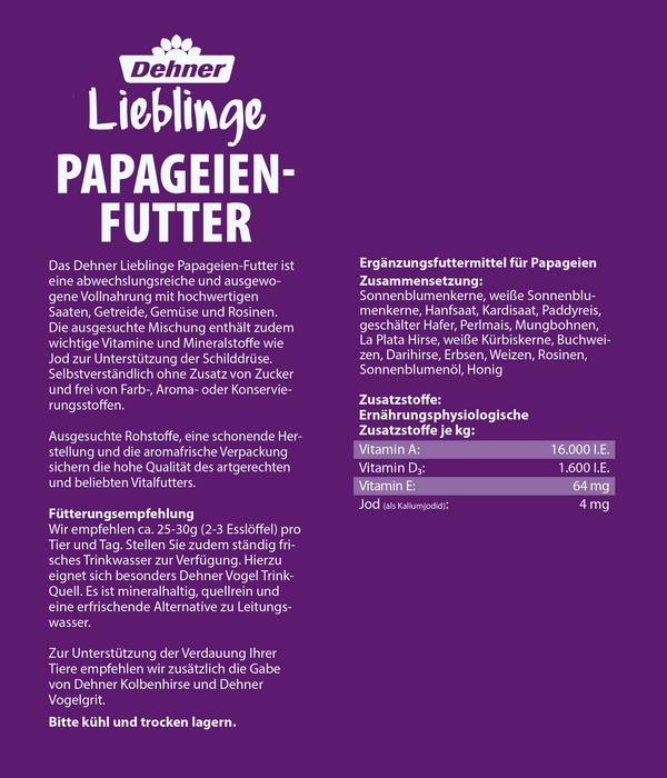 Dehner Lieblinge Papageien-Futter
