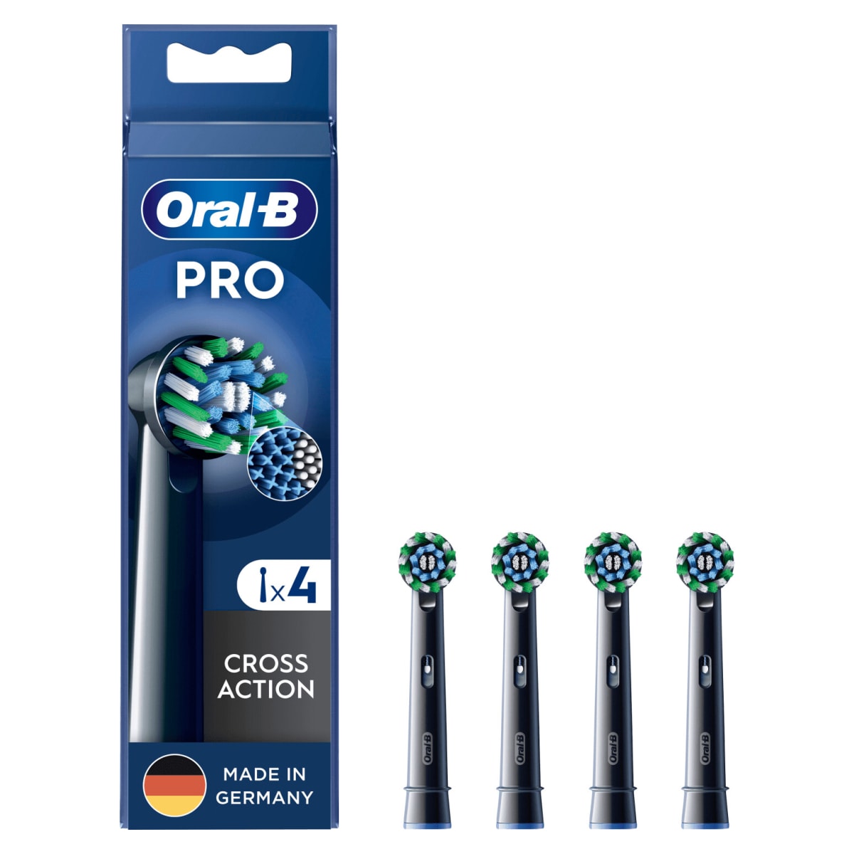 Oral-B EB50BRX-4 Pro CrossAction Schwarz Ersatzbürsten