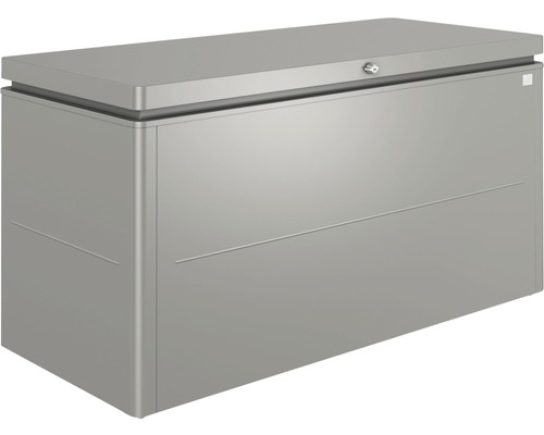 Biohort LoungeBox 160 opbergbox, 160x70x83,5 cm, kwartsgrijs metallic