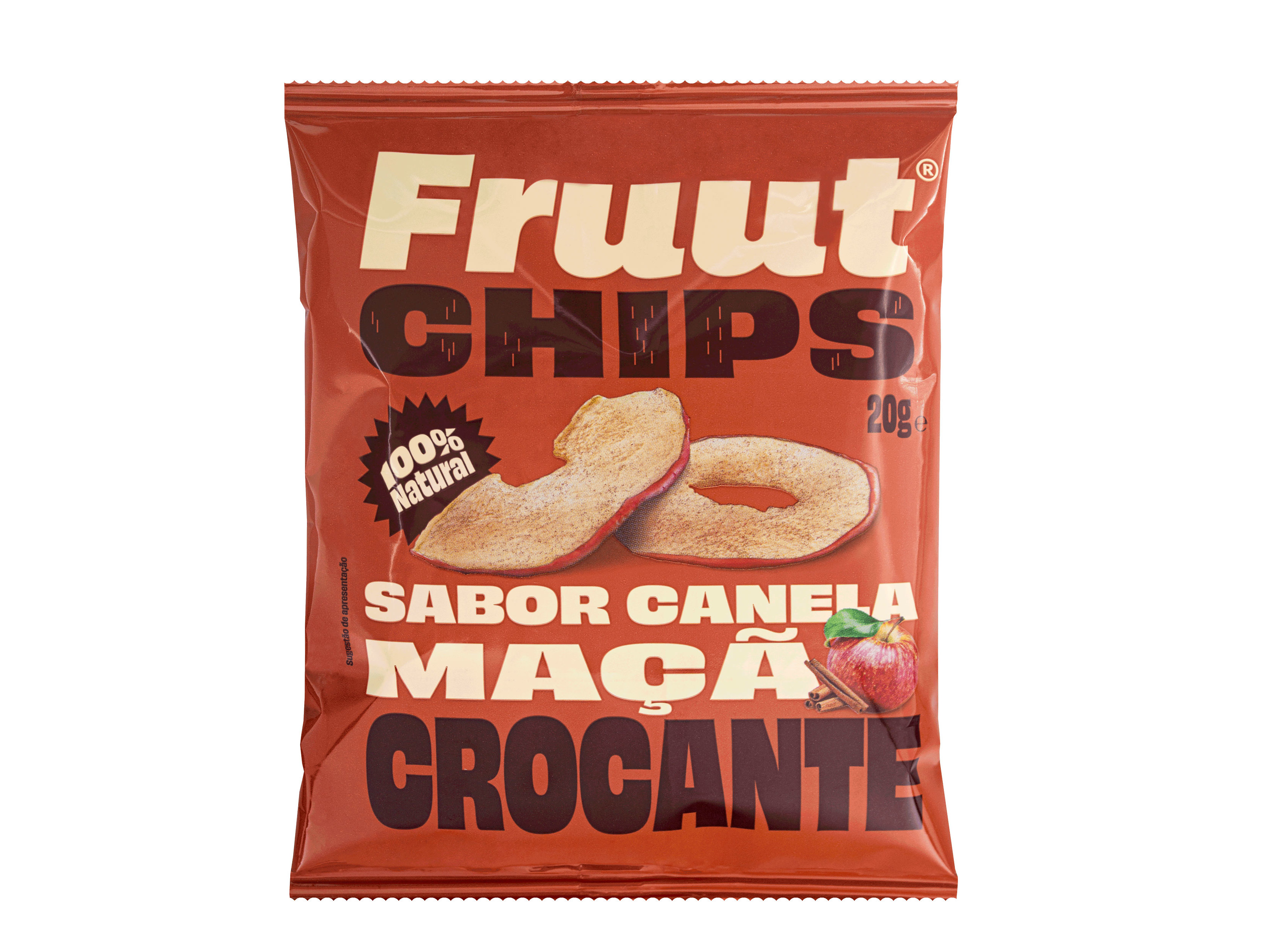 SNACK FRUUT MAÇÃ COM CANELA 20G