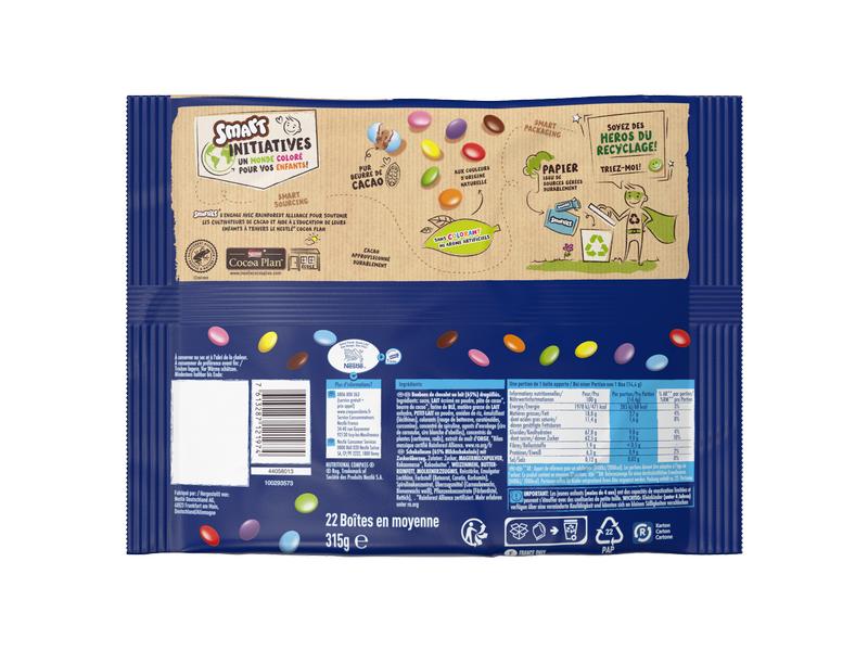 Nestlé Snacks Schokolade Smarties Mini 315 g Knuspriger und farbenfroher Schokoladensnack