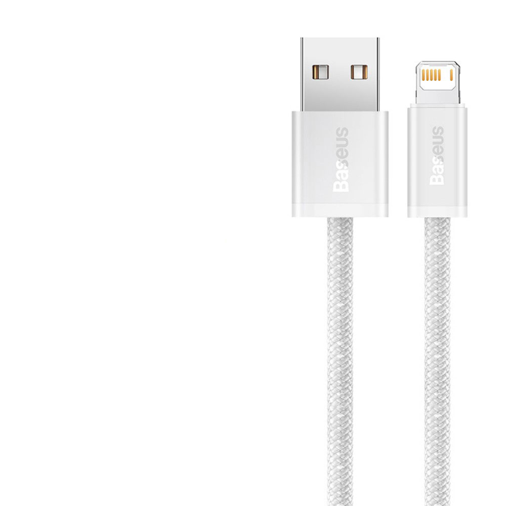 (2m) 20W Dynamic USB auf Lightning Nylon Ladekabel Fast Charging Datenkabel - Grau