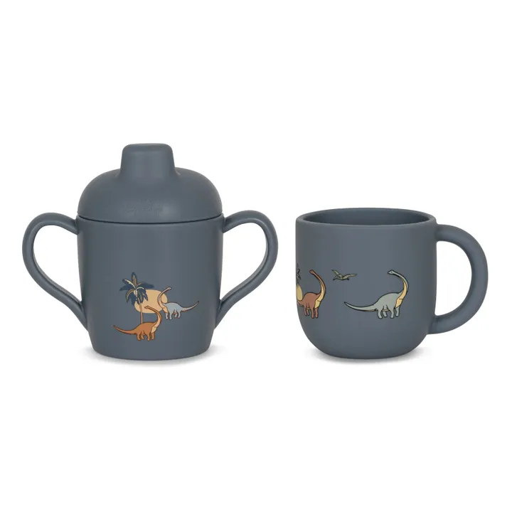 Konges Sløjd Gobelet et tasse d'apprentissage | Bleu