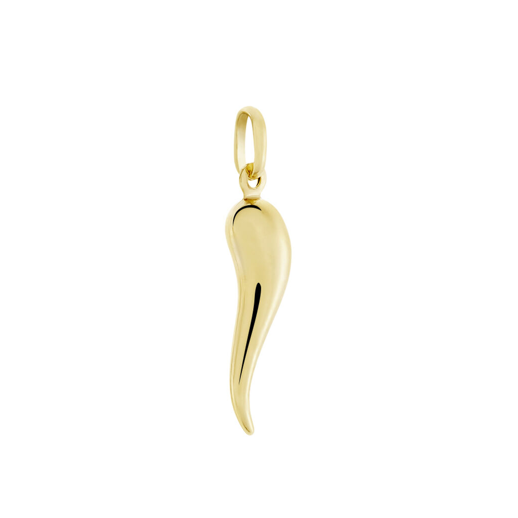 Pendentif Felicette Corne Abondance Or Jaune