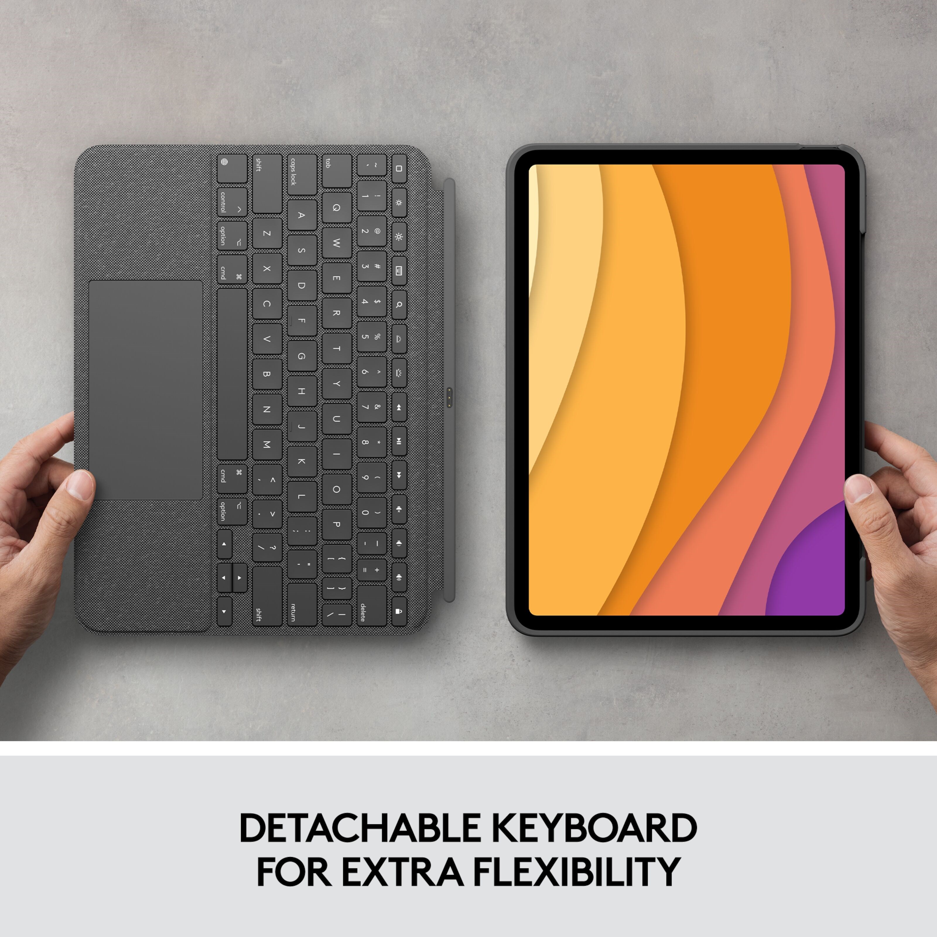 Logitech Combo Touch Tastatur for iPad Air 2020