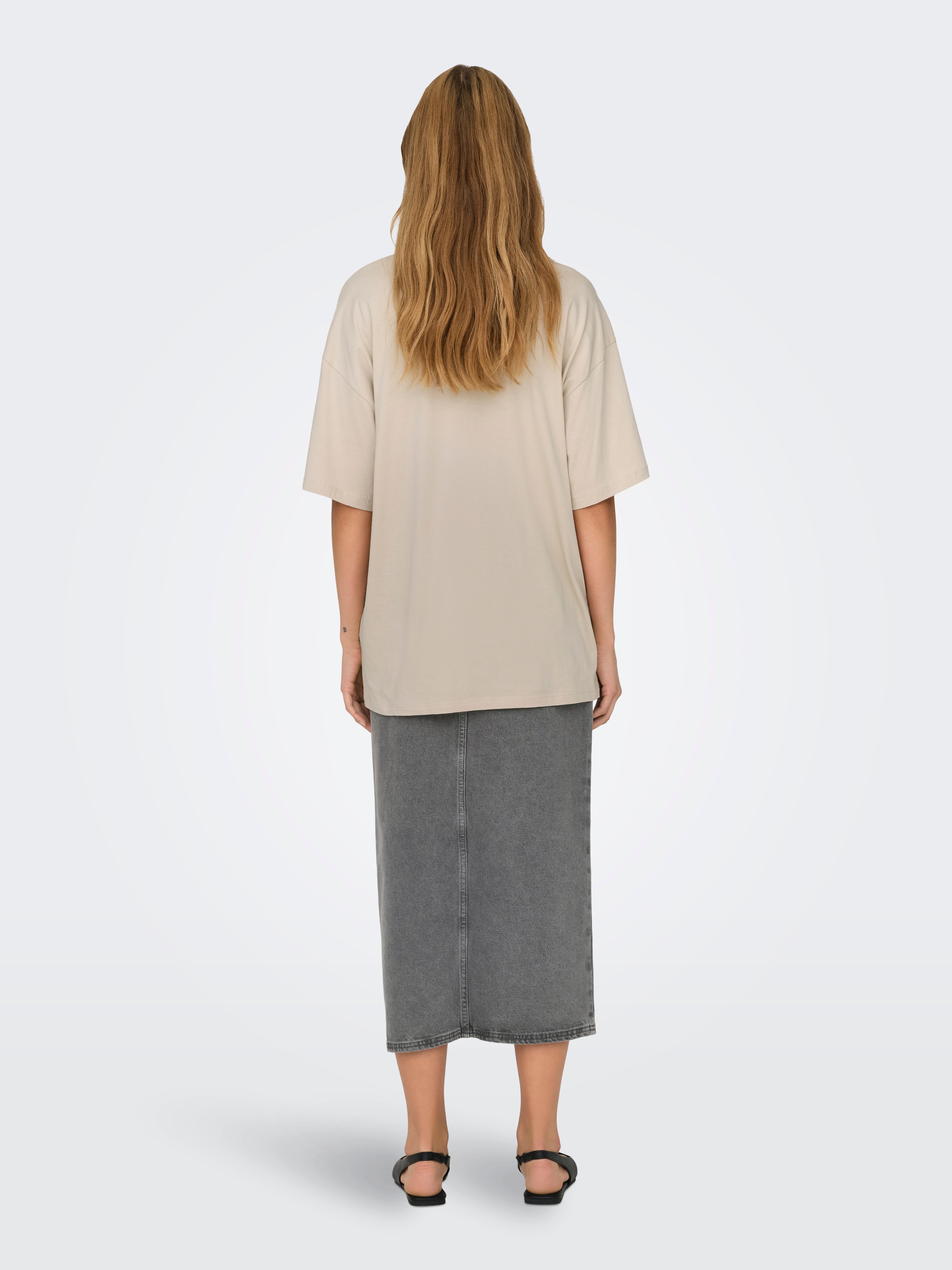 ONLROSE T-shirt Silver Lining