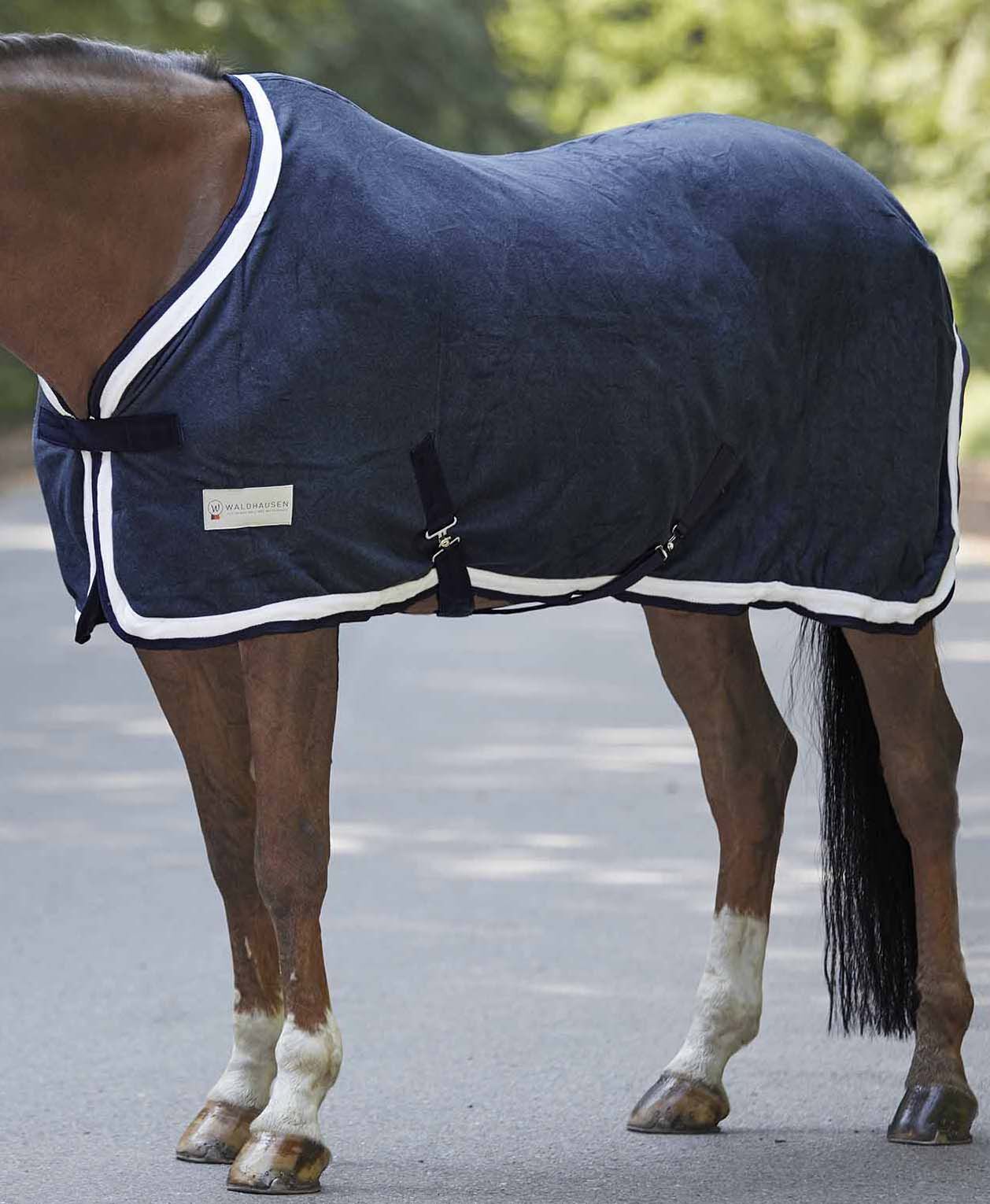 Waldhausen Esperia - Zweetdeken - Paardendeken - Blauw - 125/175