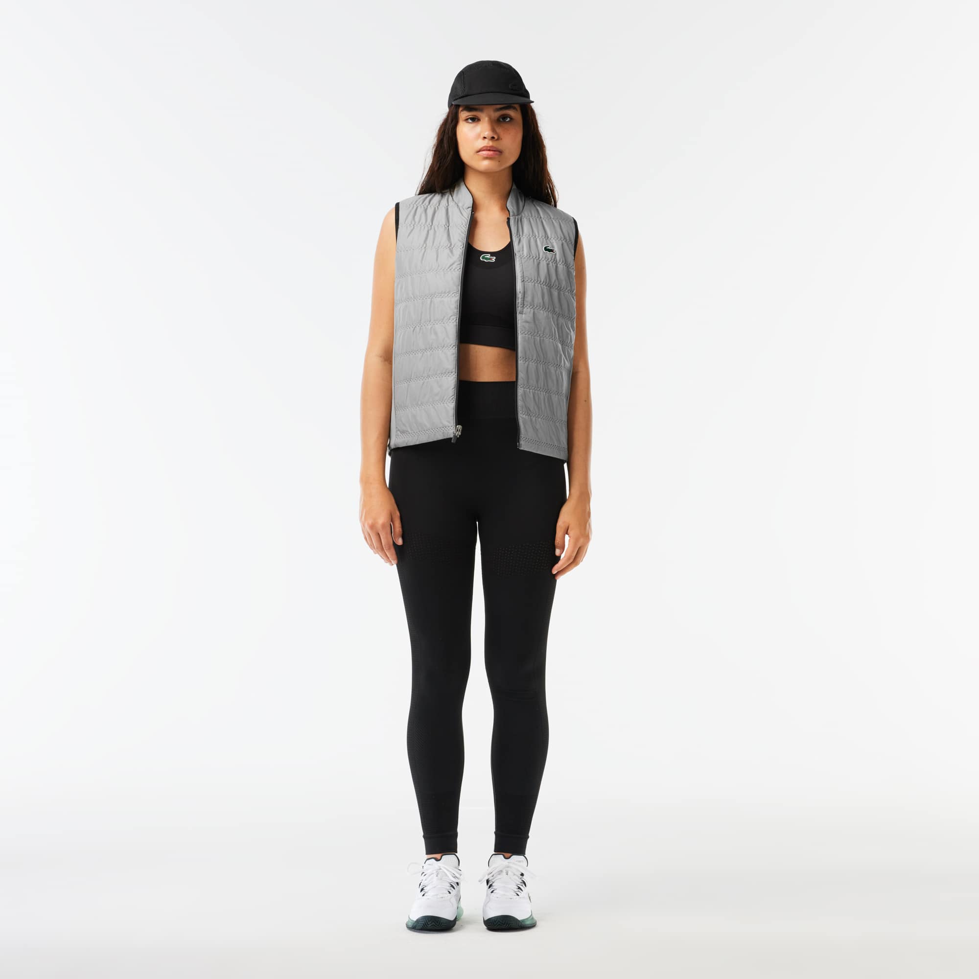 Doudoune sans manche réversible Golf Manteaux & Vestes - Noir - Lacoste - Femme
