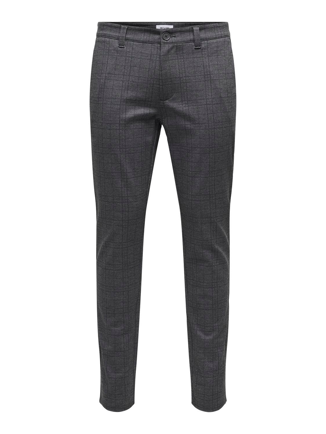 ONSMARK Slim Fit Chino Hose Demitasse