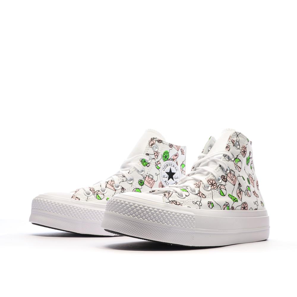 Converse Baskets Blanches/Noires Femme Converse Lemonade