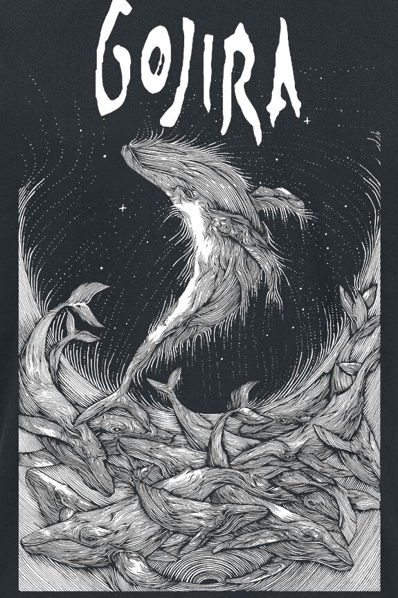 Woodblock Whales | Gojira T-Shirt Manches courtes