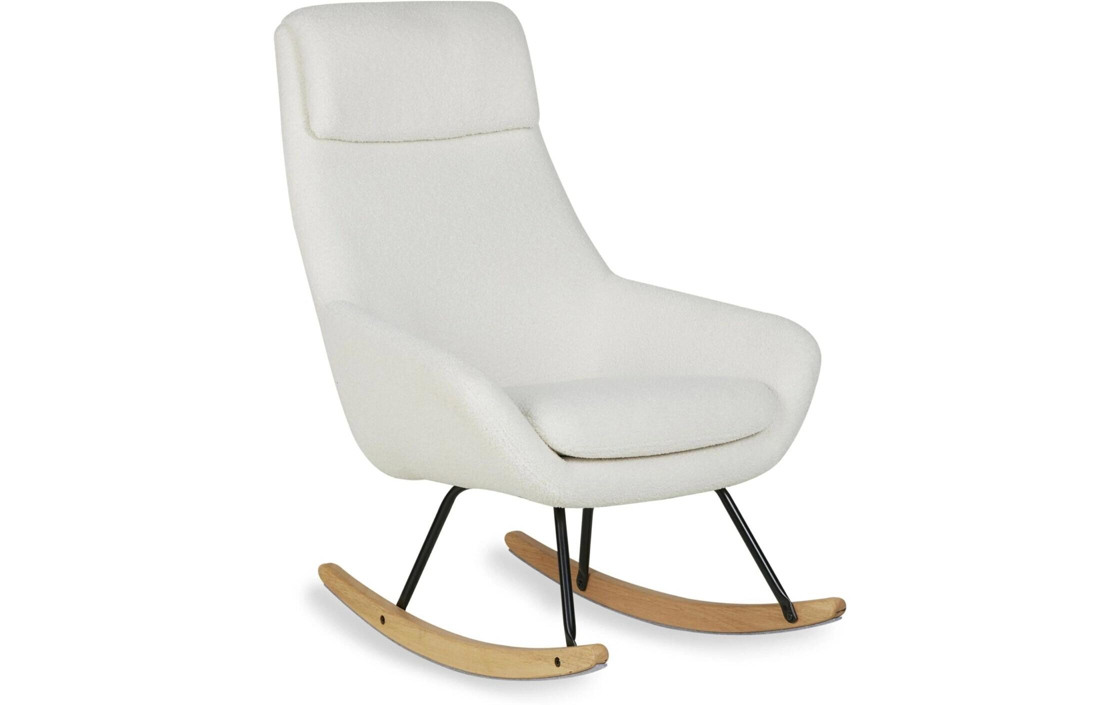 Schaukelstuhl Nordic Sheep Cream<br>Entspannt das Baby stillen und in Schlaf wiegen