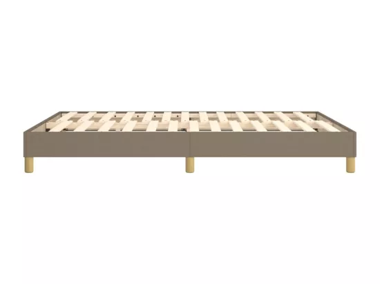 Sommier à lattes de lit Taupe 140x190 cm Tissu