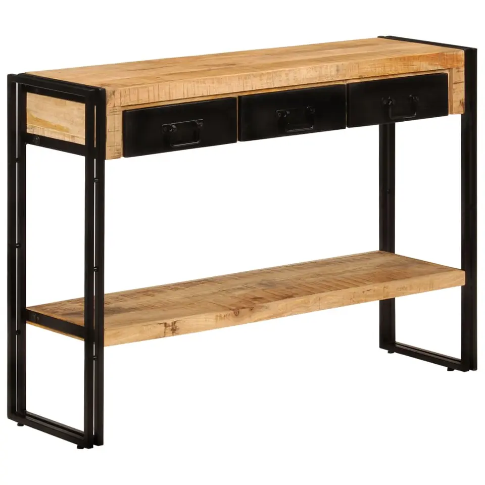 vidaXL - Wandtafel - Zwart - Hout