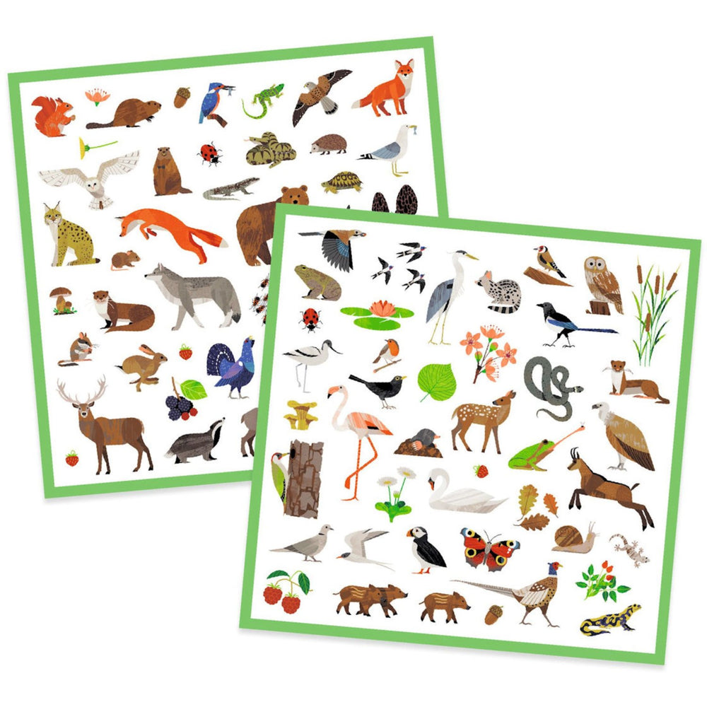 Køb Djeco Klistermærker, Fauna