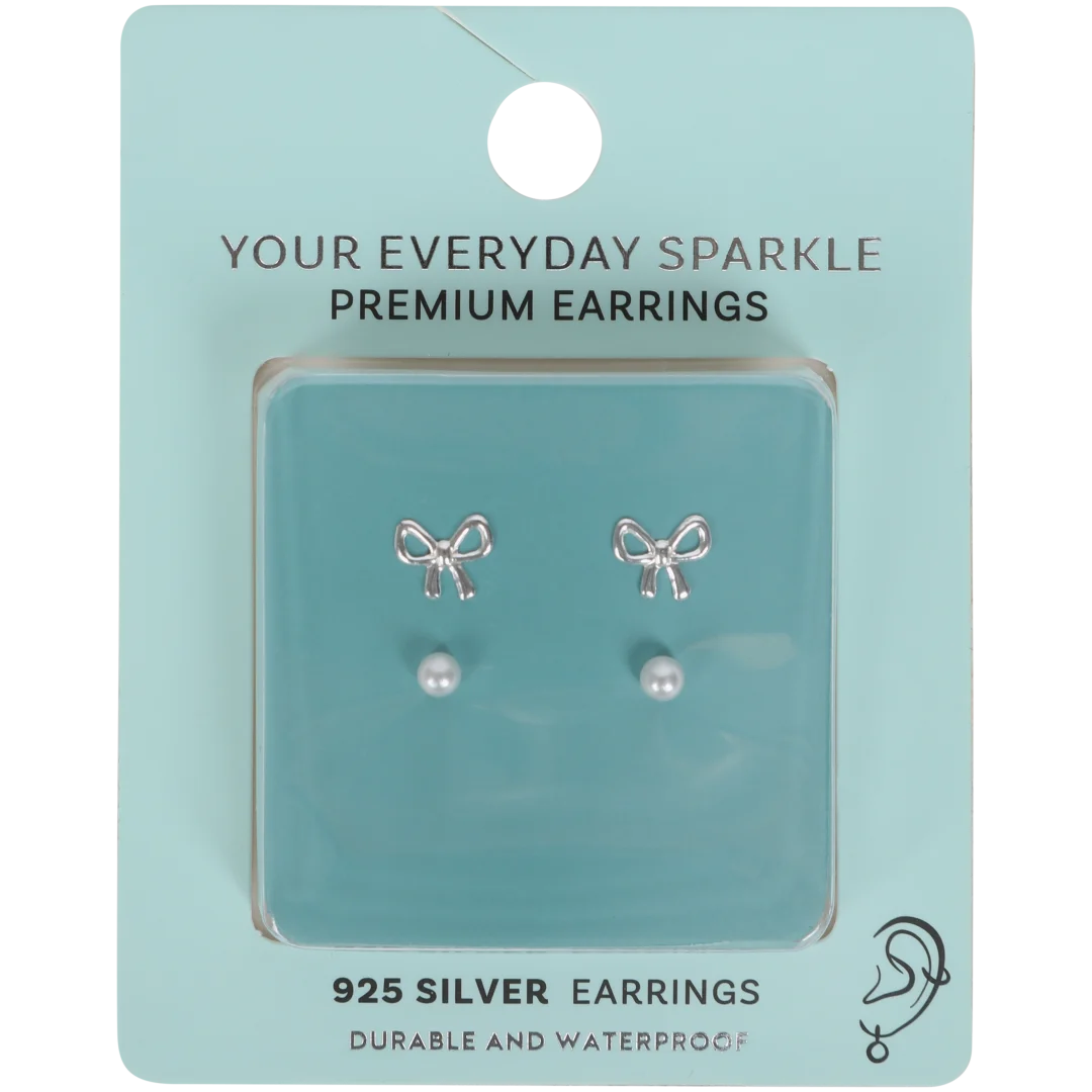 Boucles d'oreille argentées