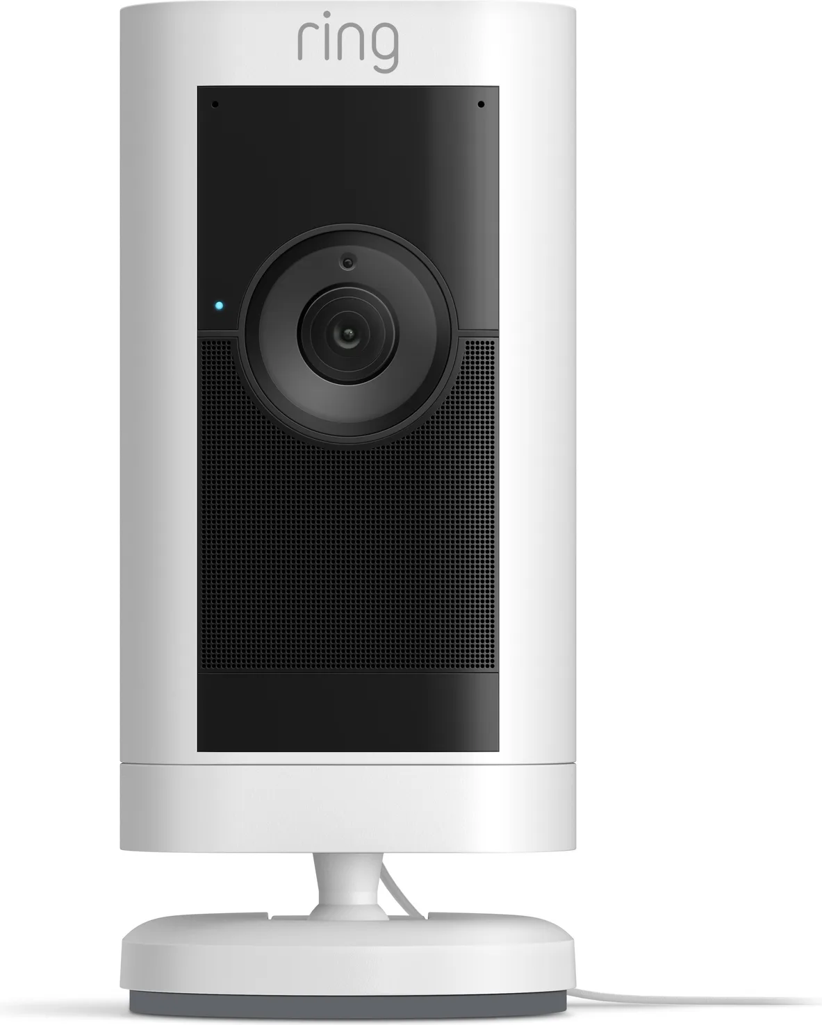 Ring Stick Up Cam Pro Plug-in Blanc Caméra de surveillance