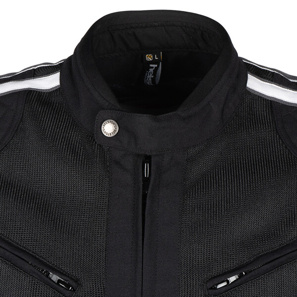 Helstons - Blouson Pace Air Noir / Blanc / Gris