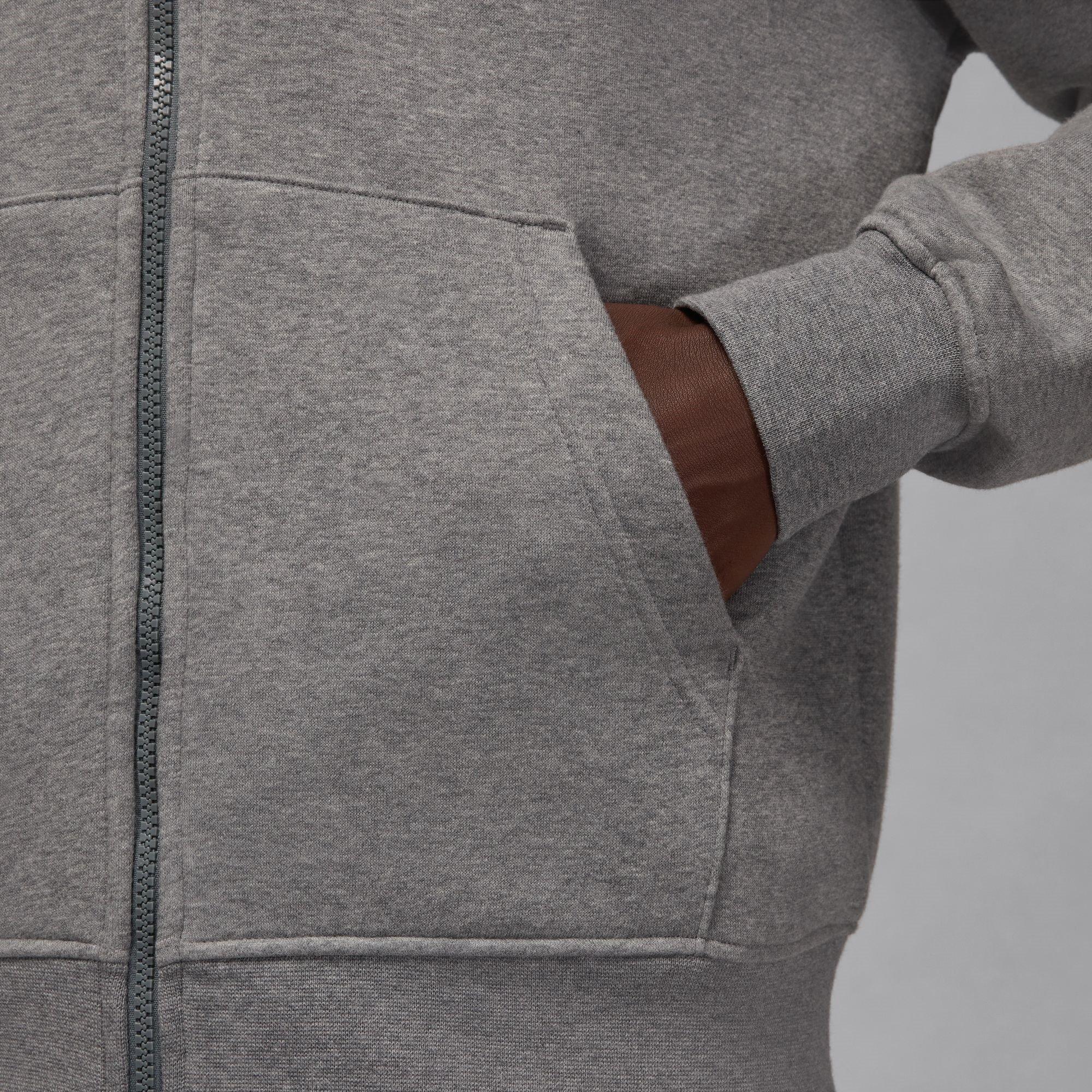 Air Jordan Essentials Mens Full Zip Fleece Hoodie
