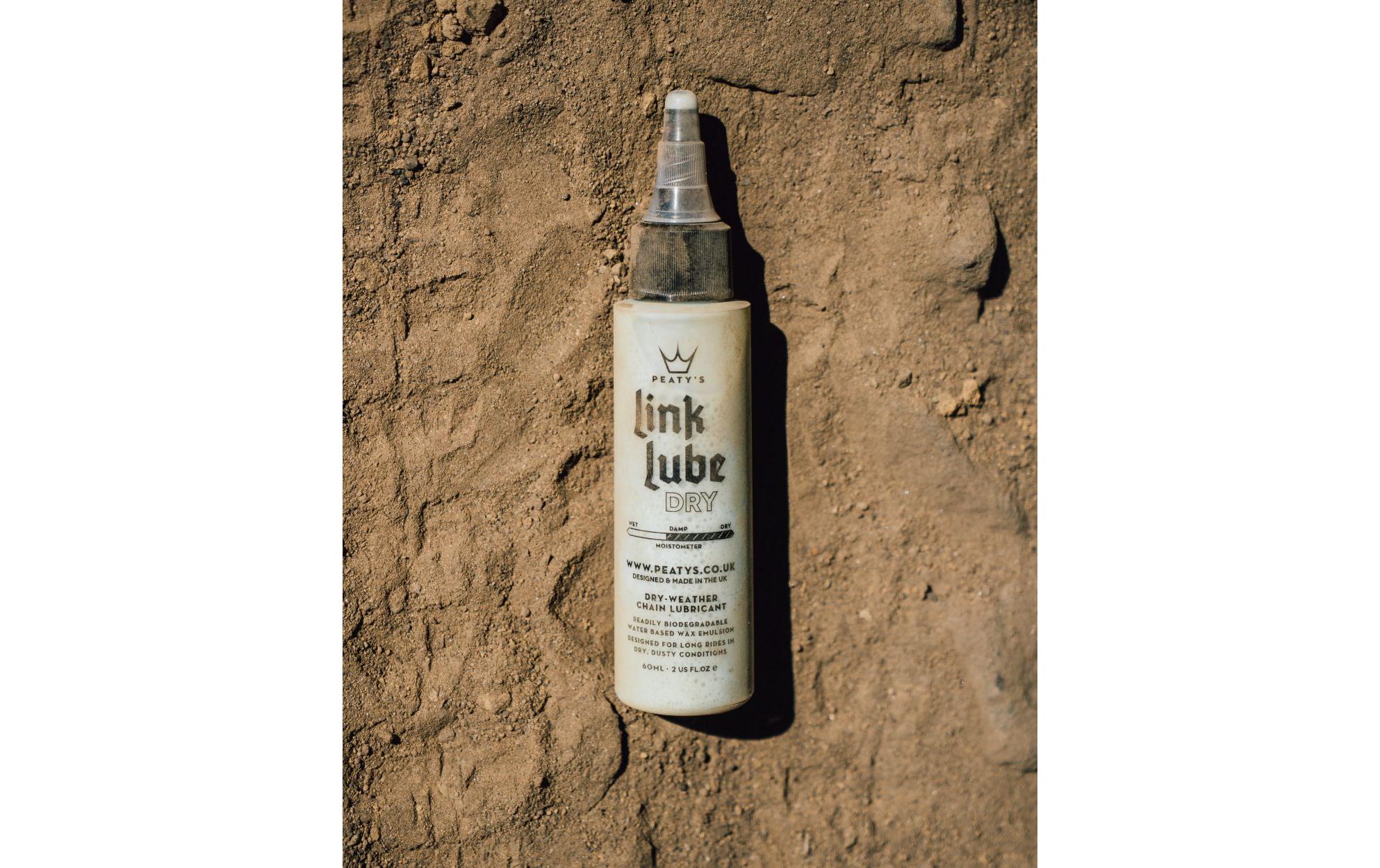 Schmiermittel Link Lube DryWachsbasiertes Kettenschmiermittel für trockene Bedingungen