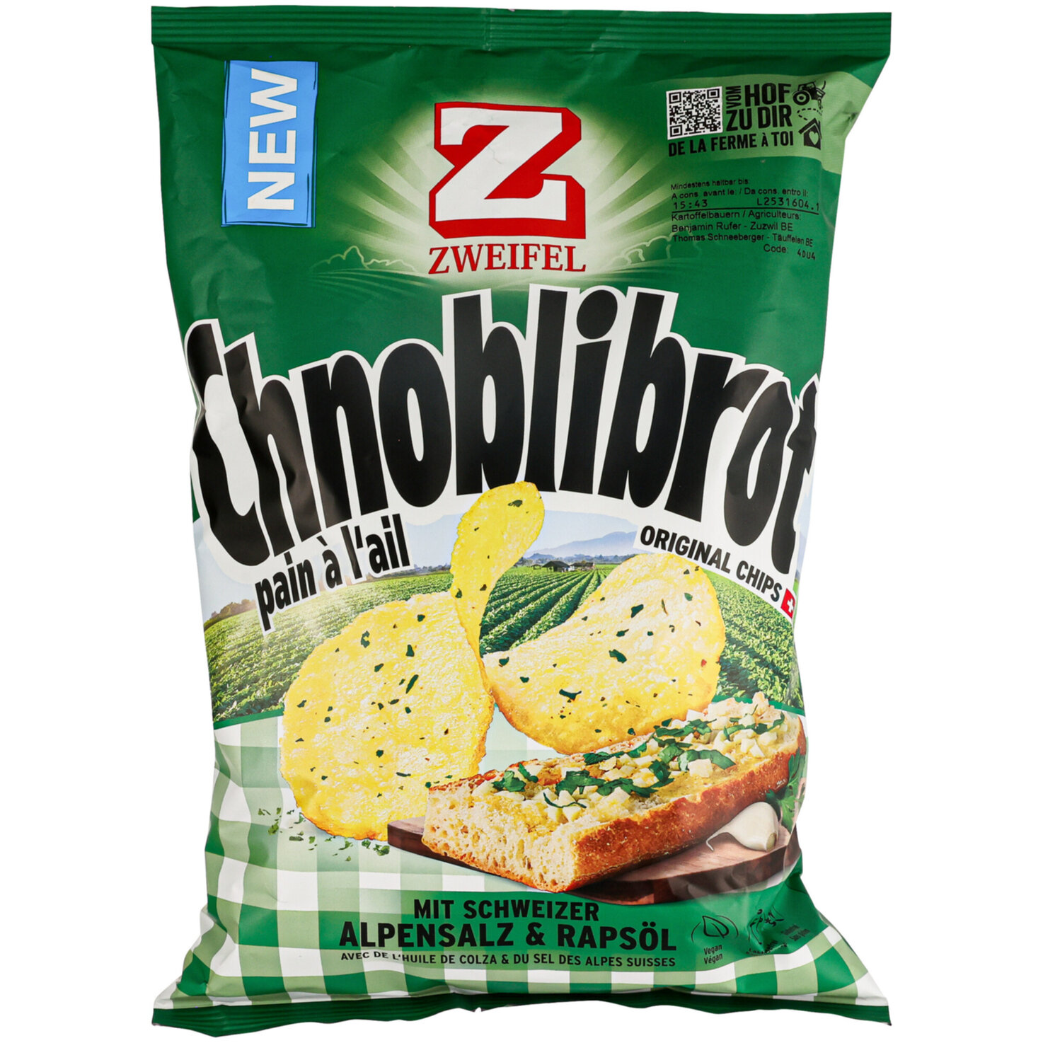 Zweifel Original Chips Chnoblibrot