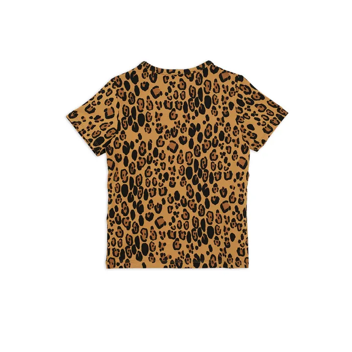 Mini Rodini T-shirt Tencel Léopard | Marron