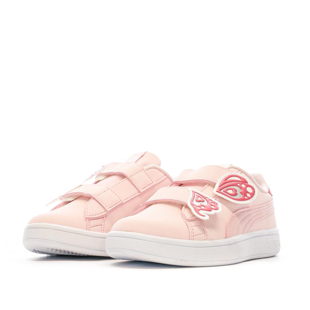 Puma Baskets Rose Fille Puma Smash Butterfly