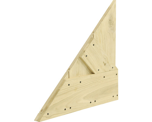 Complete schuifdeurset Barn Door Motif X Eiken fineer 79x210 cm incl. deurblad, schuifdeurbeslag en krukset