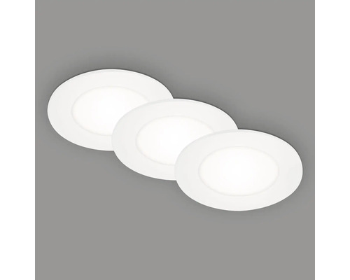 LED inbouwspots set IP65 3x3W 3x350 lm 4000K wit Ø 8,6/6,8 cm 230V