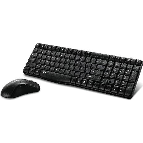 Rapoo X1800S trådløst tastatur/mus sæt - sort