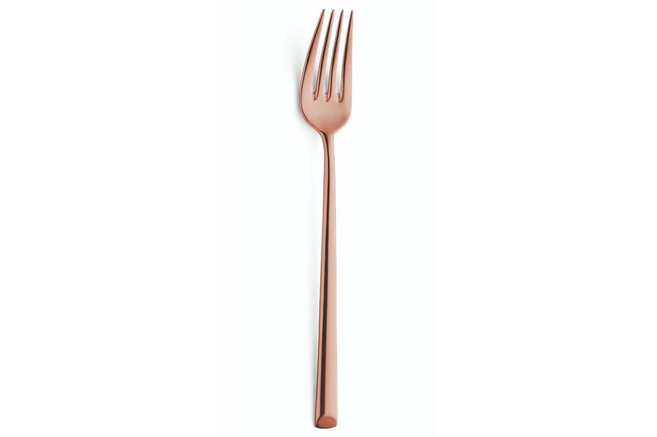 Amefa Metropole Copper 1170 bestekset 24-delig in houten bestekkist