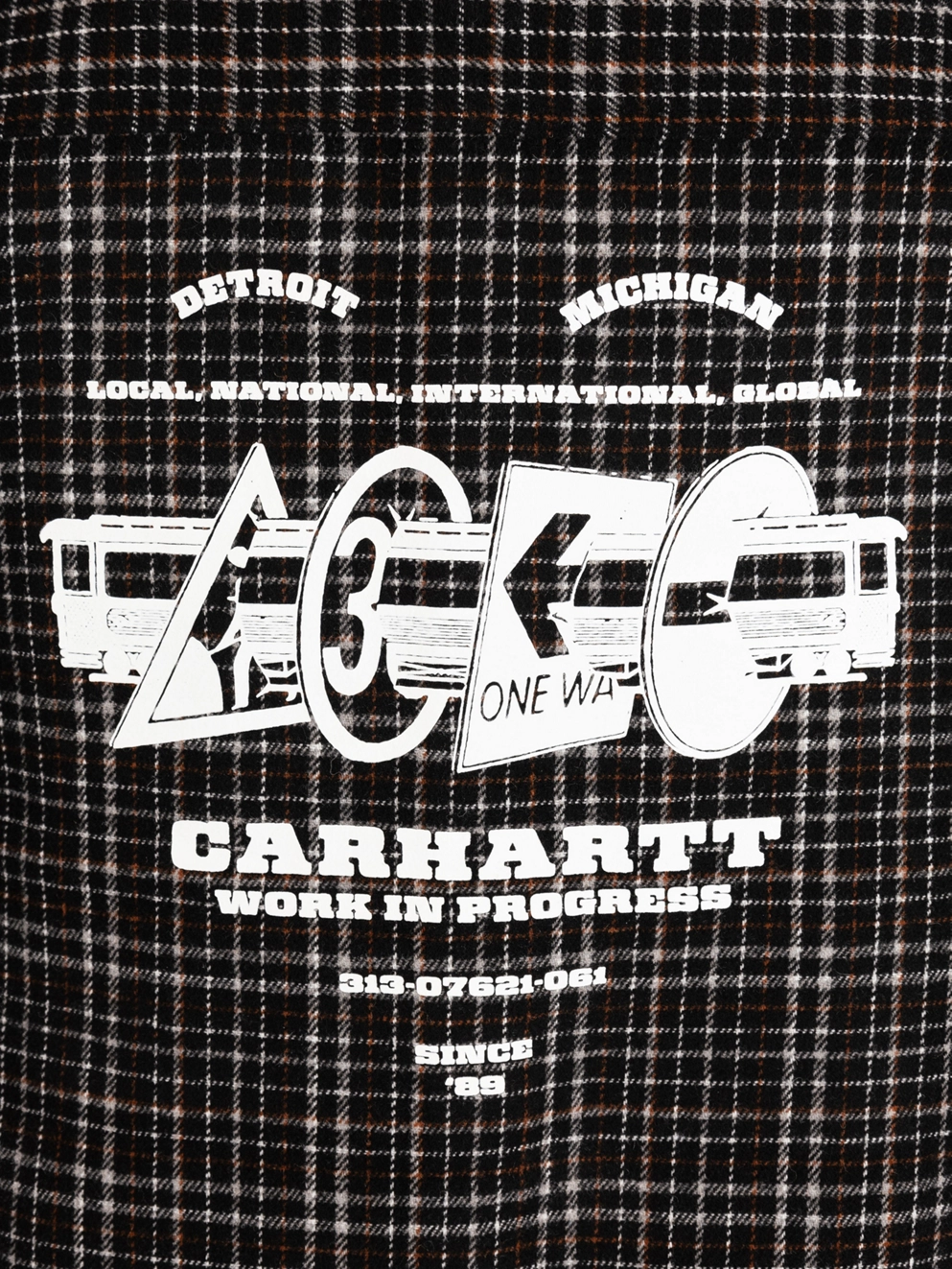 Carhartt WIP Runaway Millett Shirt millett check/black/wax