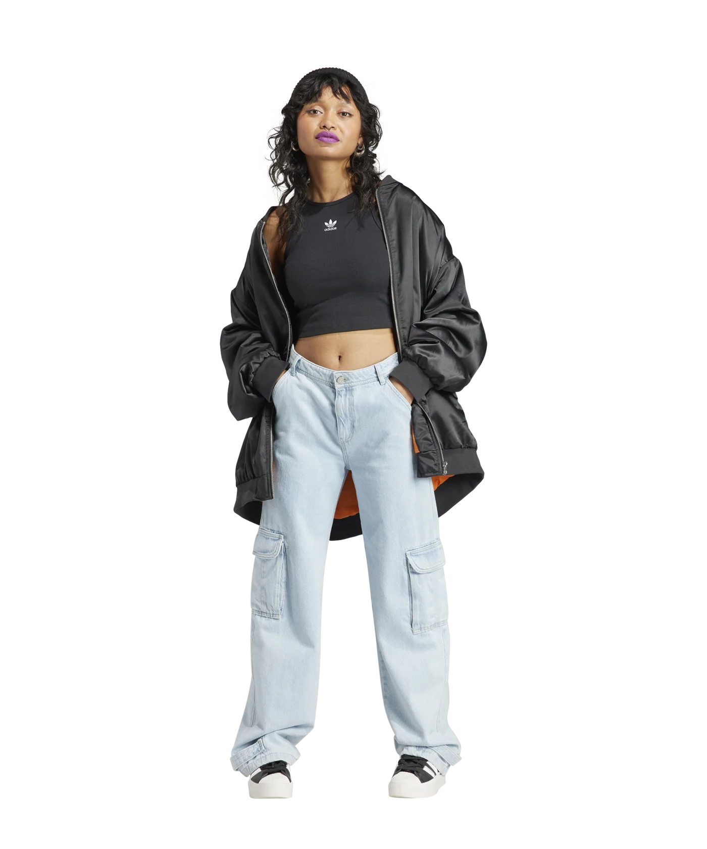 adidas Originals RIB Tanktop Damen Schwarz