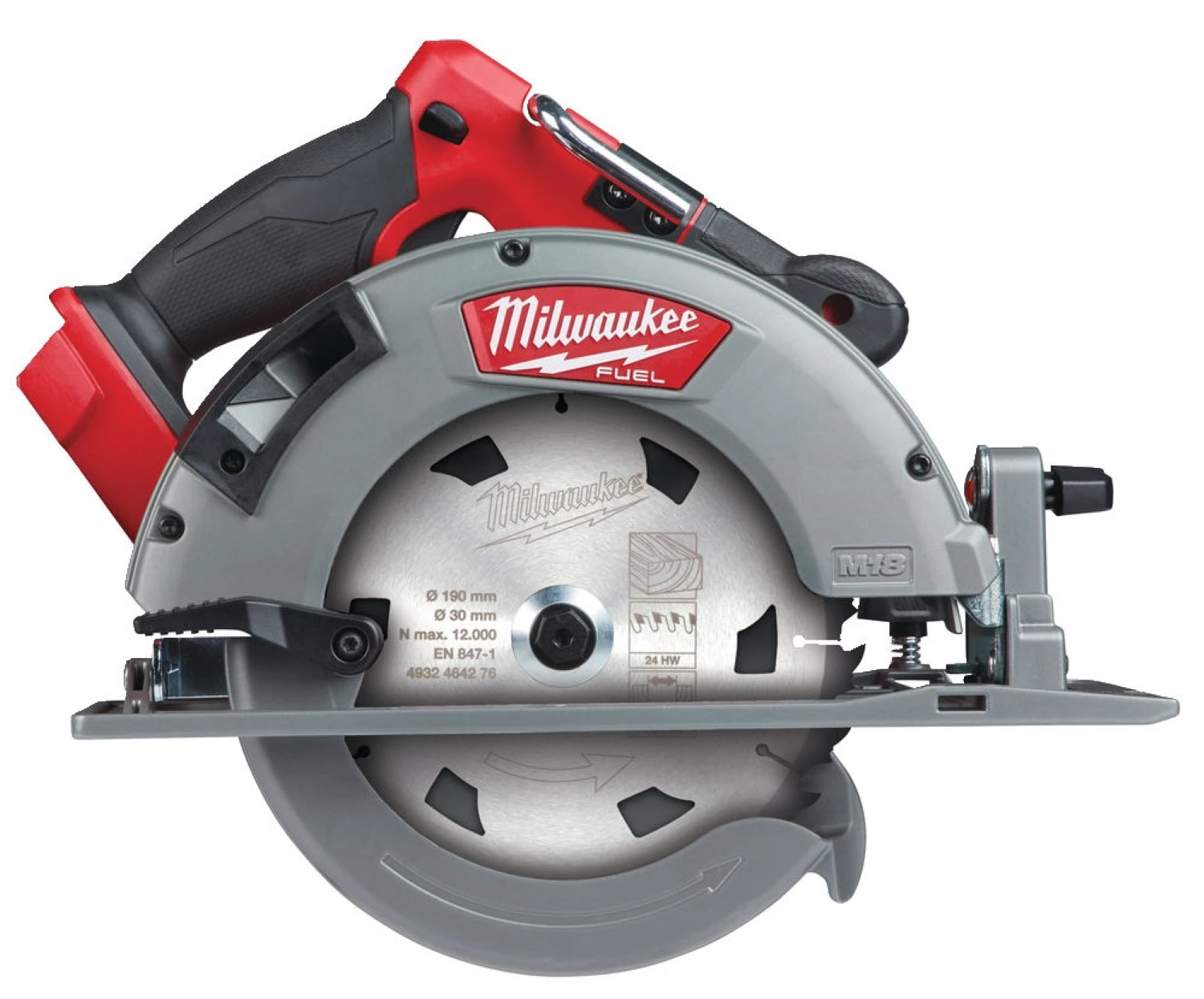 Milwaukee M18 FCS66GR3-121C 18V Li-ion accu Cirkelzaag set (1x M18 FB12 accu) in transportkoffer - 190mm