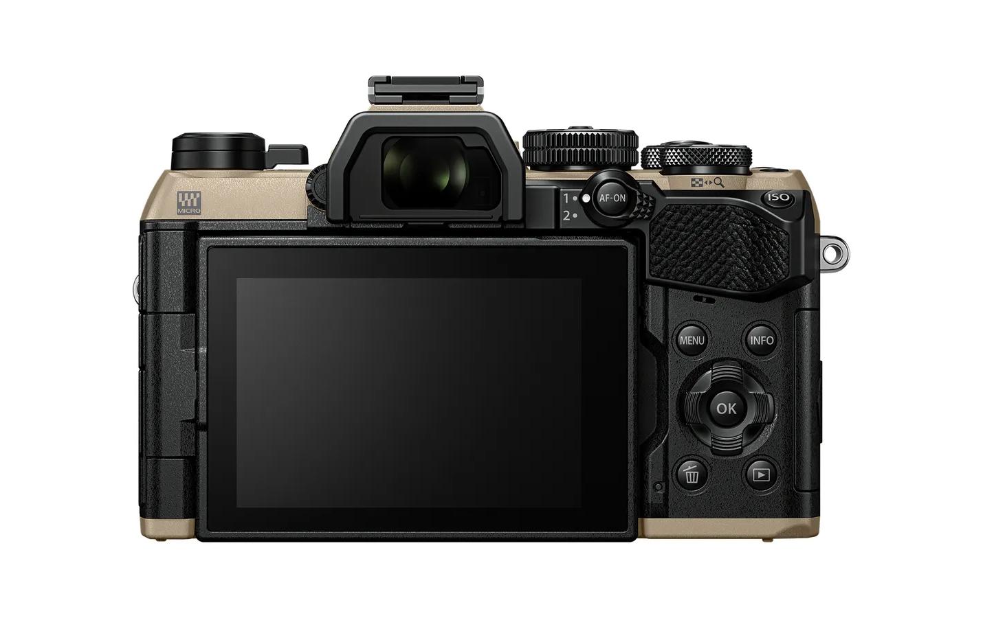 Fotokamera OM-5 II Body Sand Beige<br>Ultrakompakte, leichte spiegellose Kamera