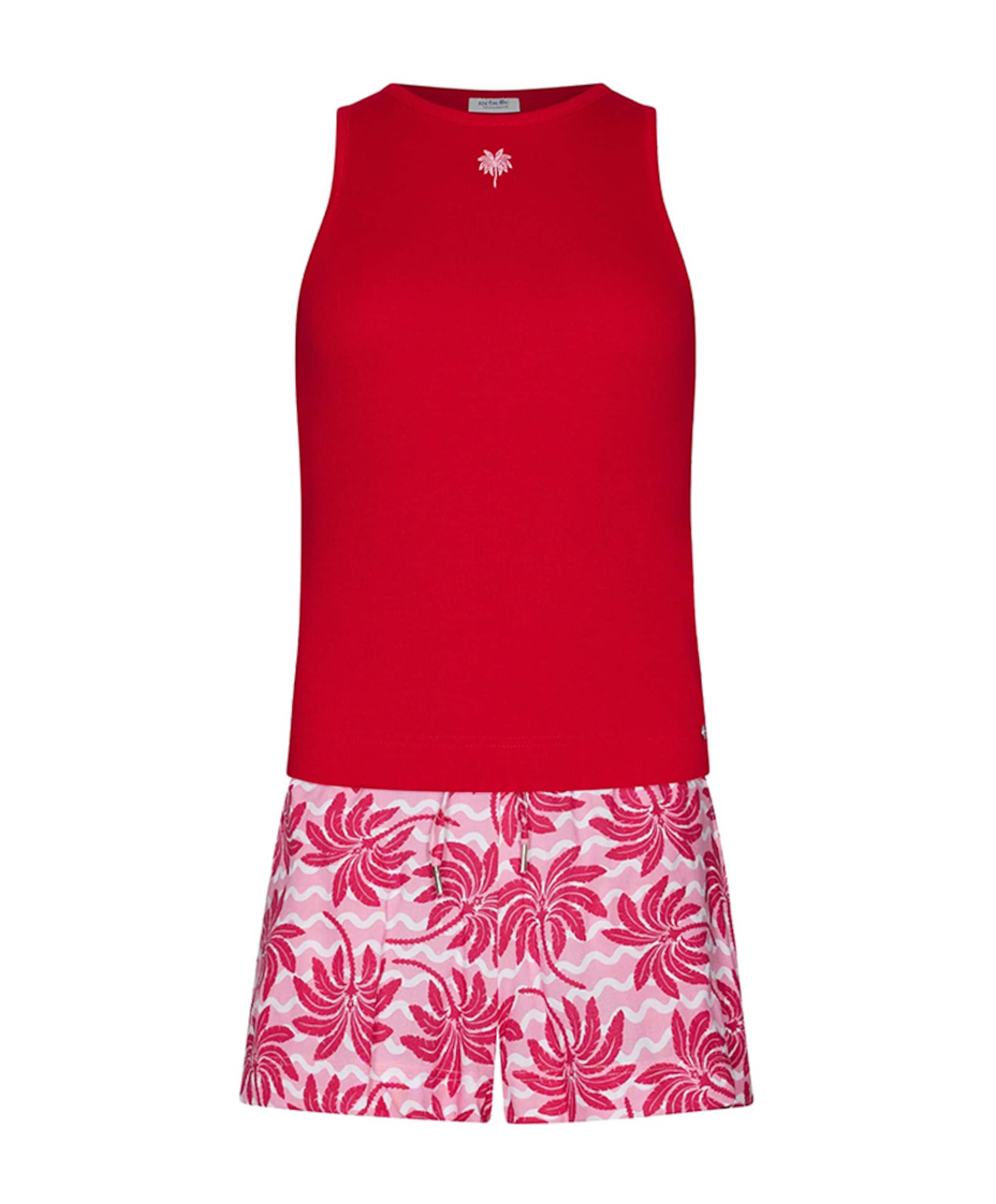 Rebelle Dames shortama roze