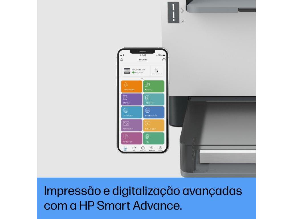 IMPRESSORA MULTIFUNÇÕES HP TANK 2504DW LASERJET
