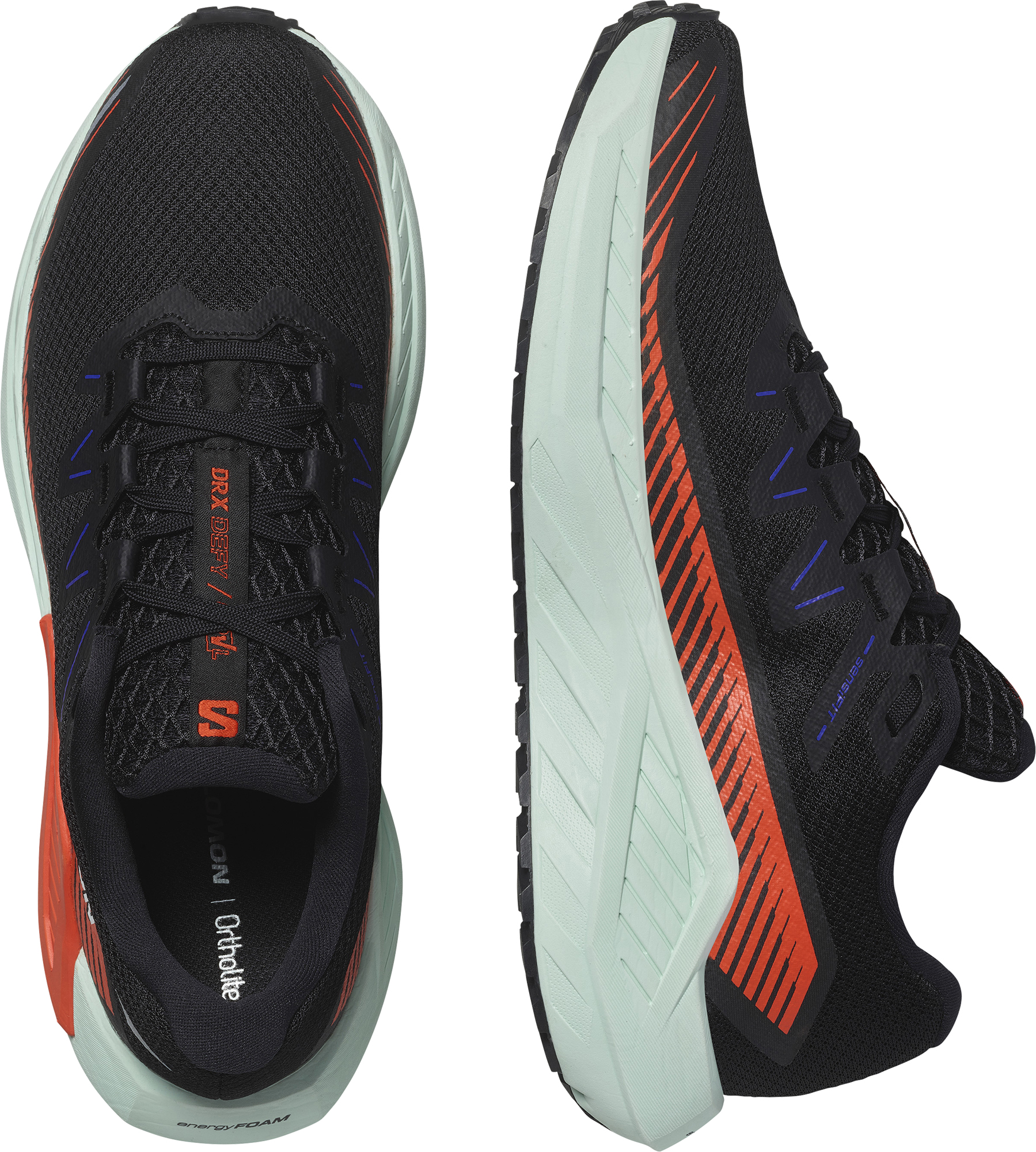 DRX DEFY GRVL Herre Black/Cherry Tomato/Bay